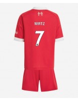 Liverpool Florian Wirtz #7 Kotipaita Lasten 2025-26 Lyhythihainen (+ shortsit)